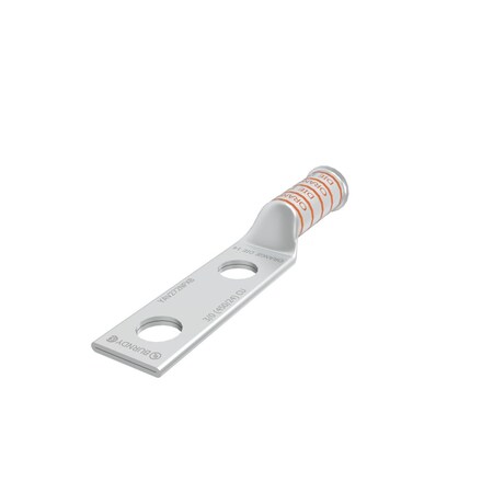 Burndy Cu Comp Terminal Flex Cond(Telecom), 2 Hole/W/O/InspWindow, 3/0 Str YAV272NFXB